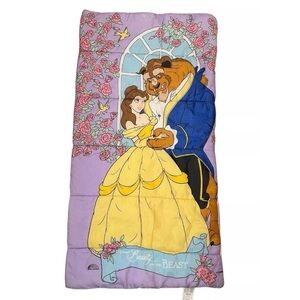 Vintage 1990s Disney Beauty and the Beast Kids Children’s Sleeping Bag